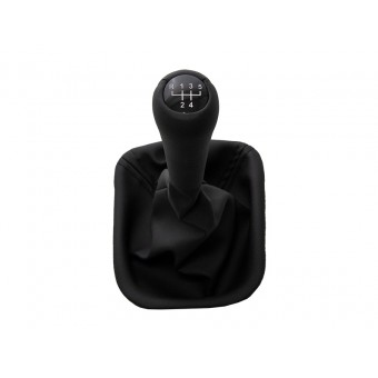 Topuzlu Vites Körüğü E34 -5 İleri- Man.Şanz; Siyah Suni Deri